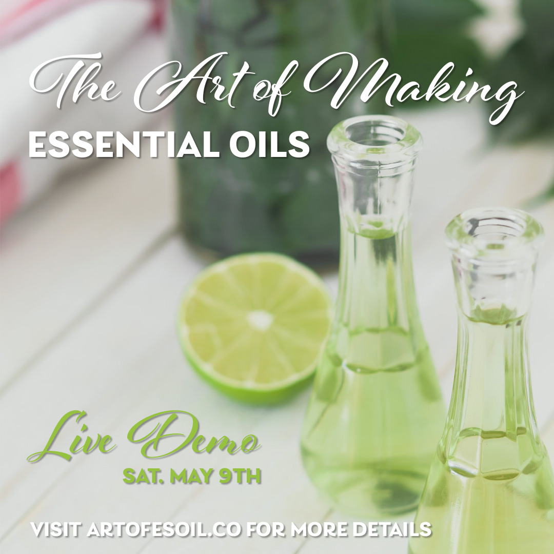 Instagram Post Design sample for Essential oils workshop