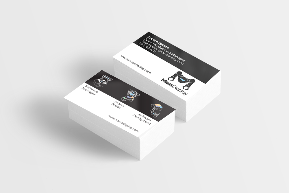 MassDeploy Business Card Mockup